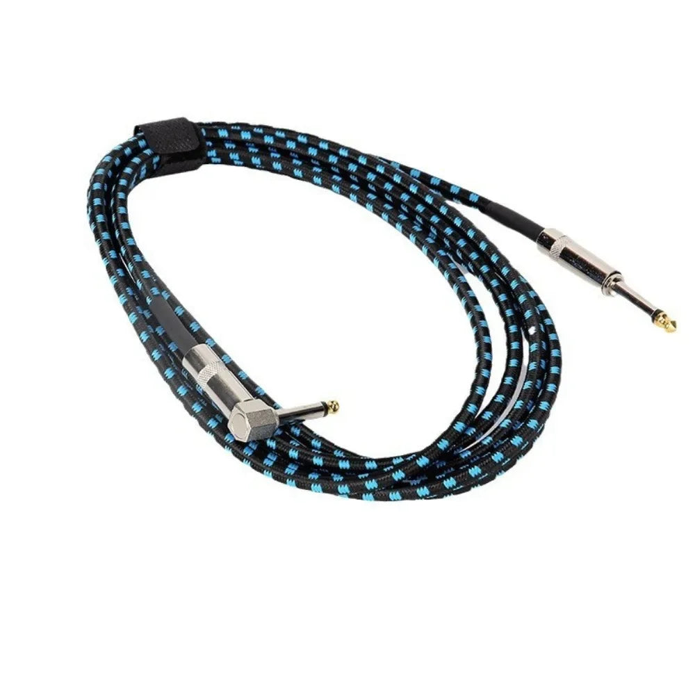 6.35mm Instrument Cable for Guitar & Bass – Flexible, Noise-Isolated 1.5m to 10m