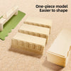 One-piece model sand and snow building play set with shovel and brick molds shown on a sandy surface.