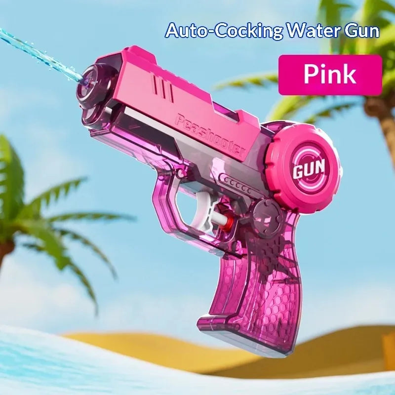 Jump Chamber Press Water Gun for Kids
