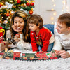 Musical Christmas Train Set with Lights