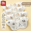 5-Pack Soft Cotton Muslin Bandana Bibs for Teething Babies