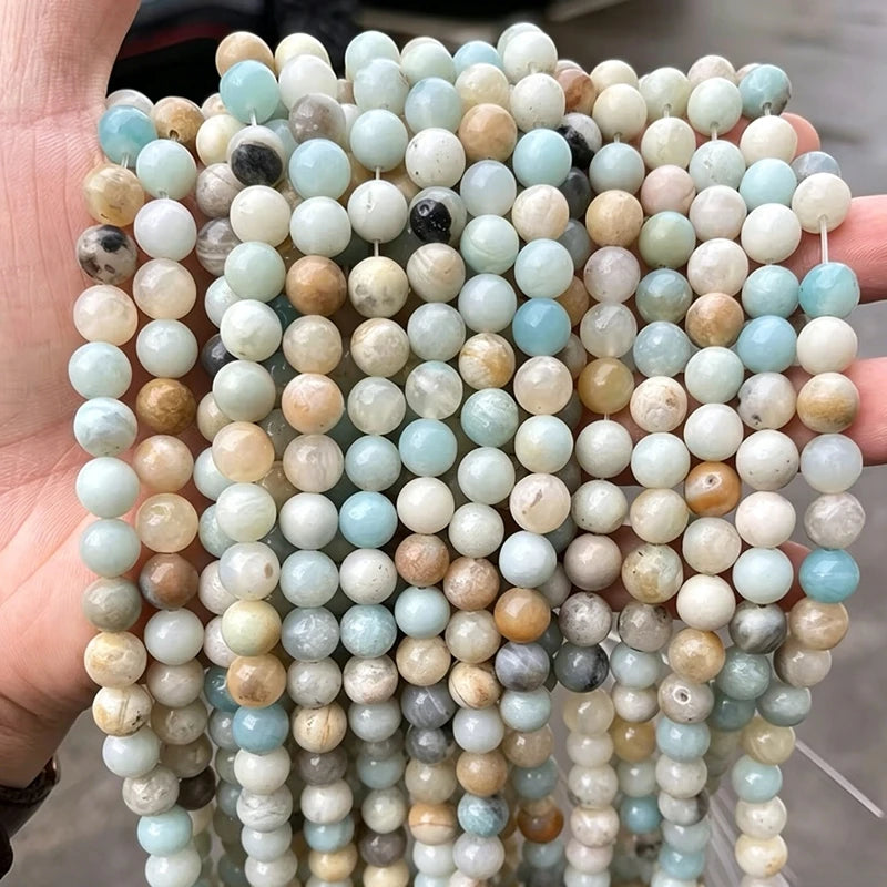 Natural Jade Round Beads for Jewelry Making