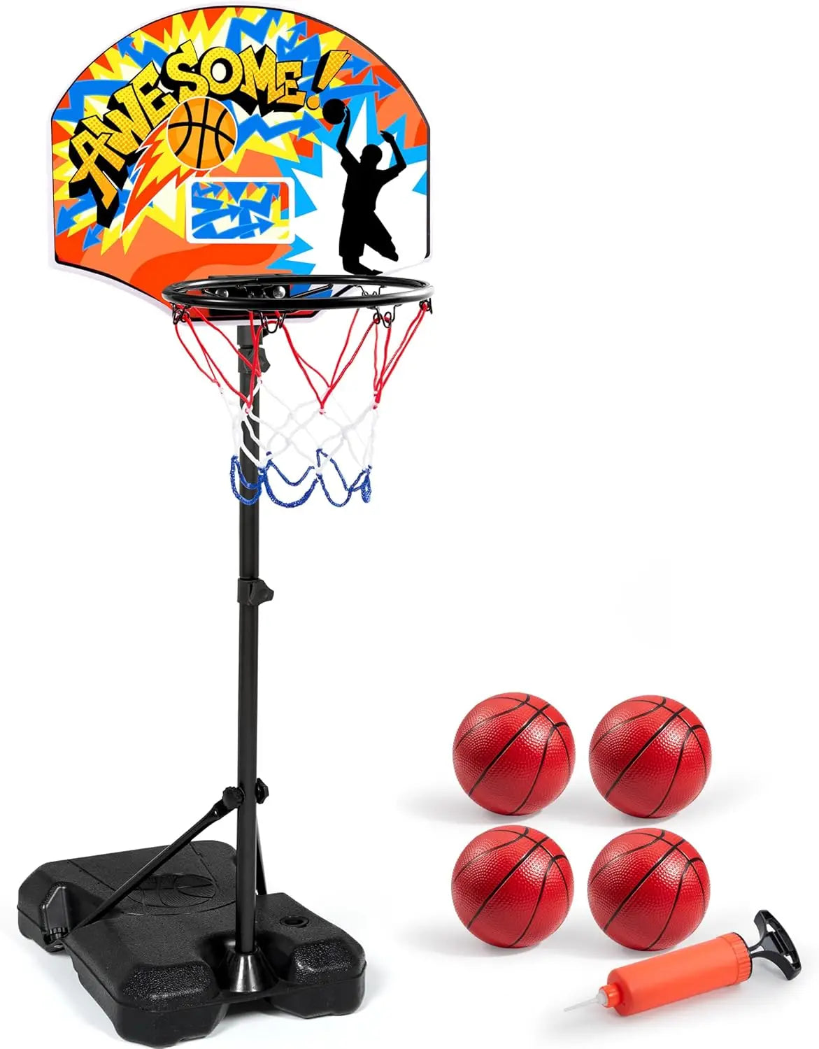 LED Scoreboard Basketball Arcade Game with Adjustable Height