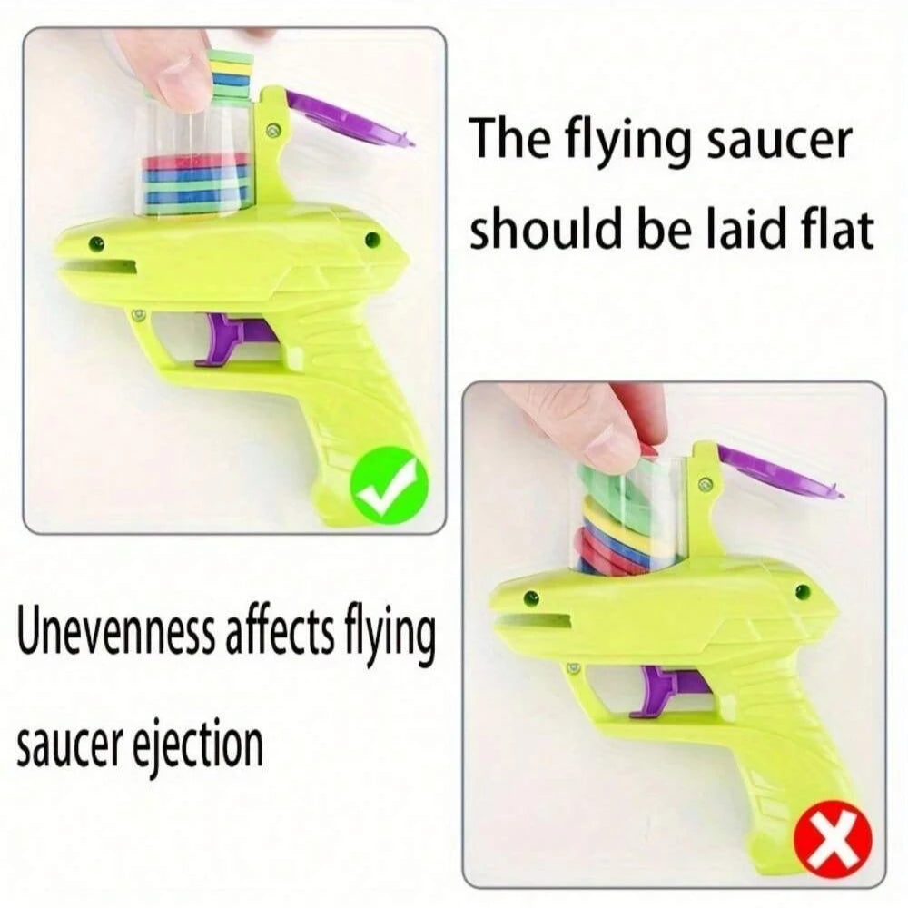 Foam Disc Launcher for Active Outdoor Play