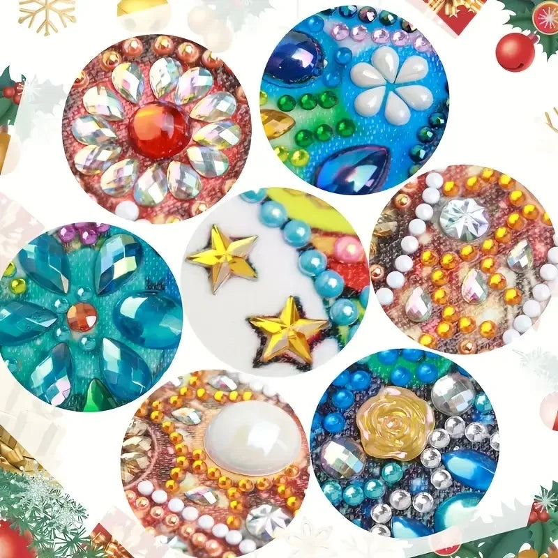 DIY Diamond Art Coaster Kit with Stand