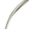 A close-up view of light gauge electric guitar strings.