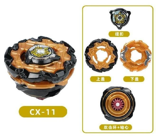Mini Gyroscope Launcher Set for kids showing various components like the launcher and launch parts