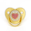 Rhinestone Crown Pacifier for Babies – Soft Silicone Soother with Elegant Sparkle