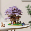 DIY Sakura Cherry Blossom Treehouse Building Kit with Warm Lights