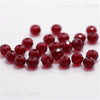Faceted Crystal Glass Rondelle Beads for Jewelry Making