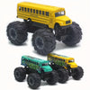 Die-Cast Metal School Bus Pull-Back Toy – 1:43 Scale with Large Wheels