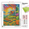 Sea Landscape Diamond Painting Kit — Full Drill, Wall Art