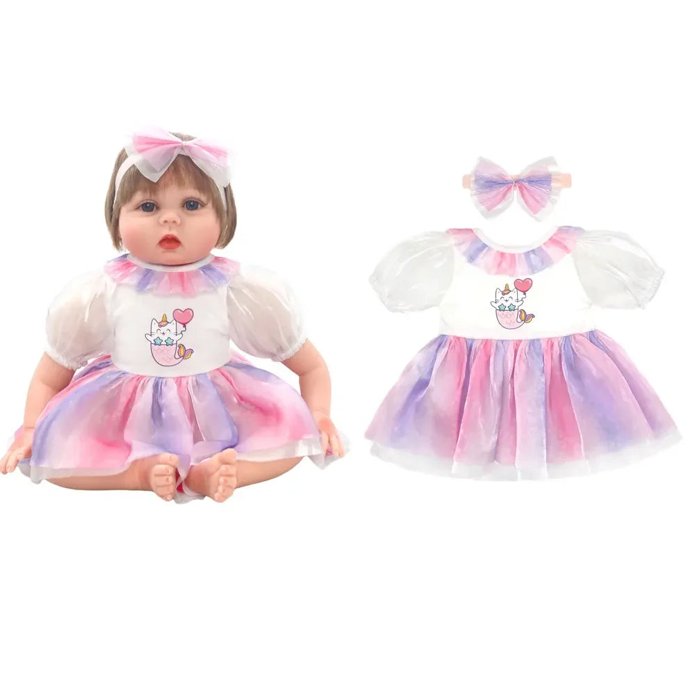 Adorable Jumpsuit Set for 20-22 Inch Reborn Dolls
