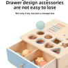 Wooden Color Shape Sorter with Drawer Box – Montessori Learning Toy