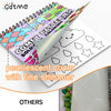A colorful adult coloring book with a pearlescent cover and fine shimmer, showing patterned pages.