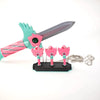 Squid Game Style Dagger Necklace Set (4-Pack)
