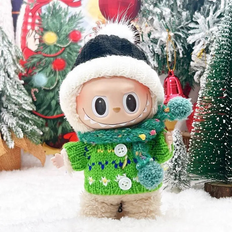 Christmas Doll Sweater and Pants Set