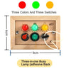 Montessori Wooden Busy Board for Toddlers – DIY Life Skills Learning Toy