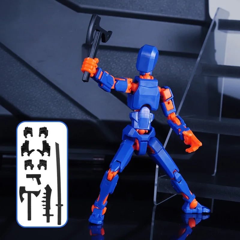 3D Articulated Action Figure Building Toy