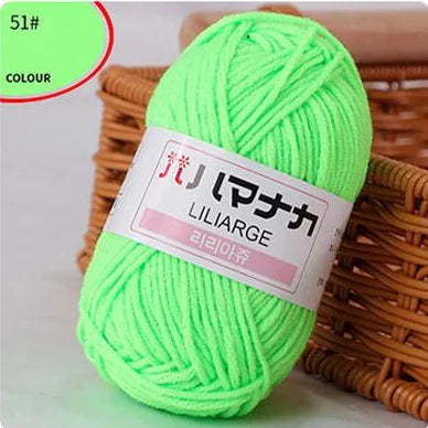Milk Cotton Chenille Yarn for Soft Baby Knitting & Crochet