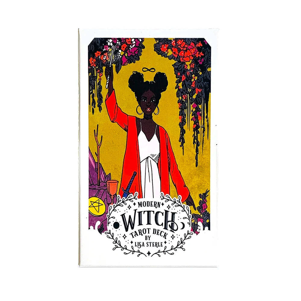 Modern Witch Tarot Card Deck – 78 Oracle Cards for Divination & Gift Giving