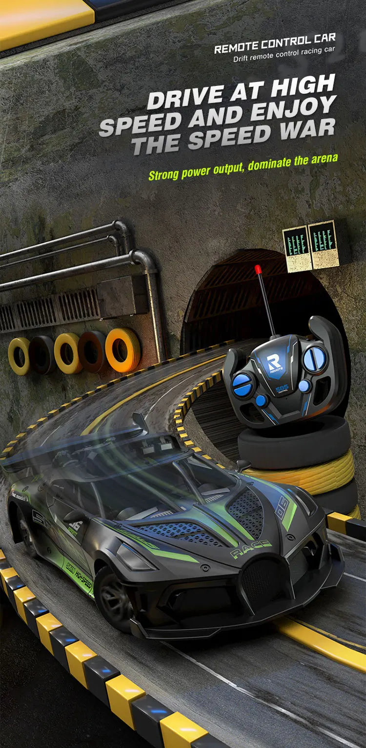 1:20 Scale High-Speed RC Drift Car with Remote Control