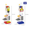Kids' Pretend Play Cleaning Set with Vacuum & Dustpan