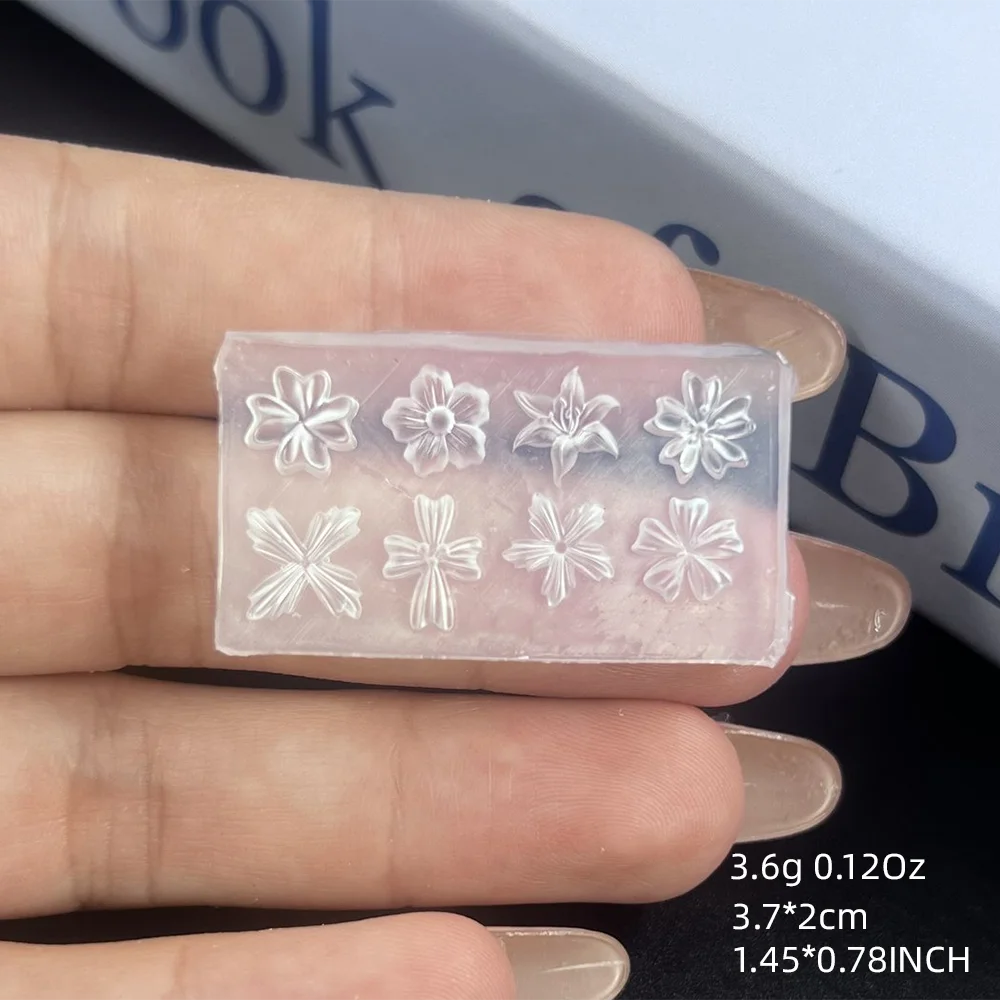 3D Lily Flower Nail Art Silicone Mold