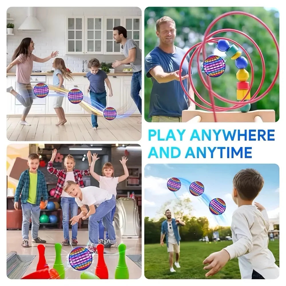 Magic Hover Boomerang Ball with Glowing Lights