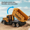 Diecast Construction Vehicle Set - Tractor, Excavator & Truck