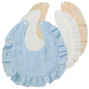 Soft Muslin Cotton Baby Bibs (3-Pack) with Snap Closure