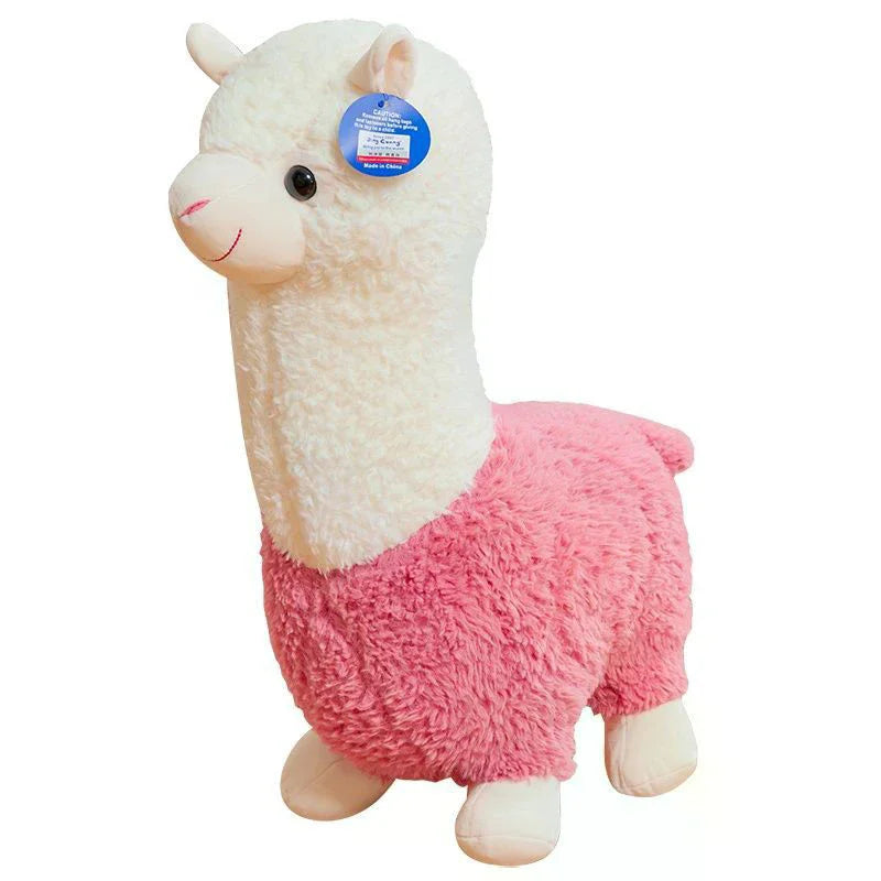 Soft Alpaca Plush Toy – 25cm Cute Three-Tone Stuffed Animal