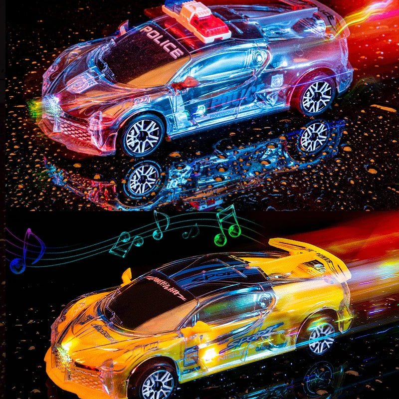Police Car Toy with Lights, Sounds & Inertial Motion