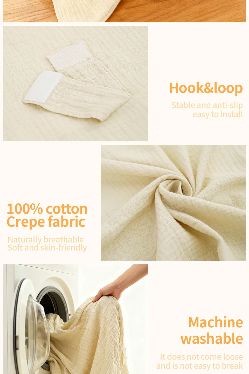 Soft Muslin Cotton Baby Car Seat Cover with Sunshade