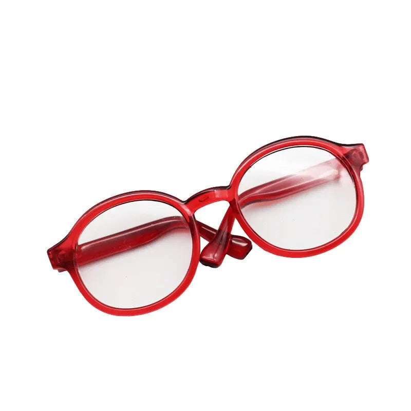 Transparent Plastic Sunglasses for Labubu Dolls (15cm/20cm)