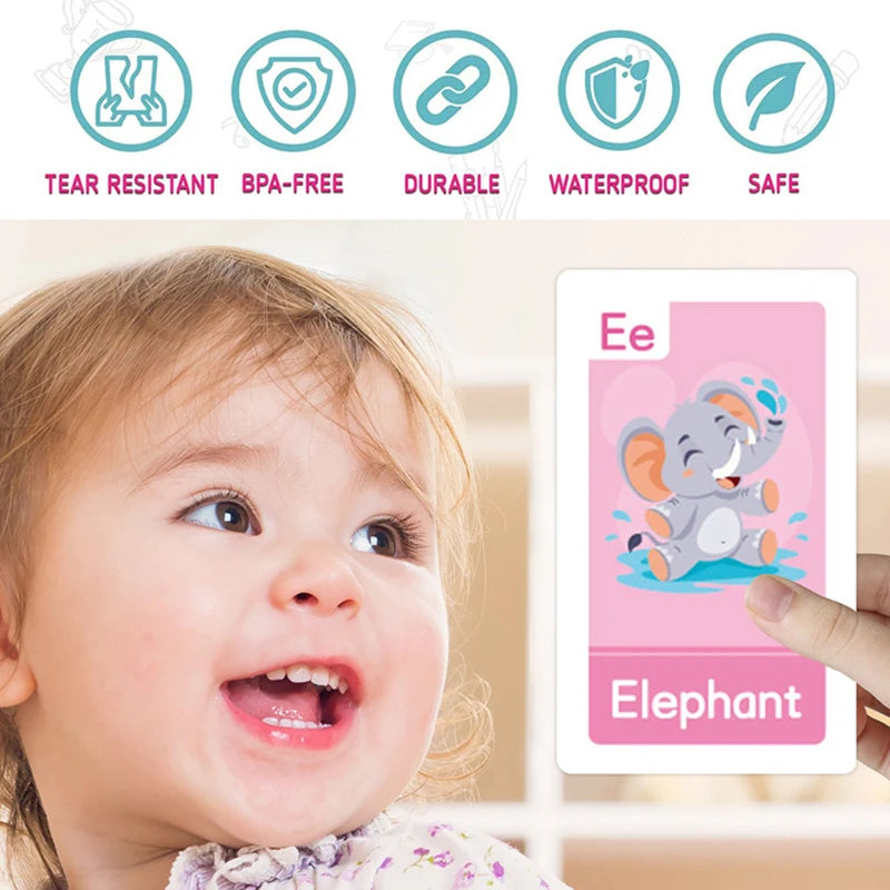 Early Learning Flash Cards Set: Letters, Numbers, Shapes & Colors