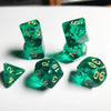 Translucent Green Polyhedral Dice Set (7-Piece)