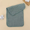 6-Layer Cotton Muslin Baby Burp Cloths (5-Pack)
