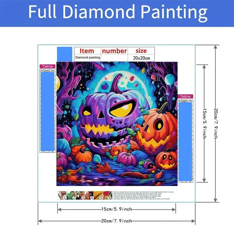 DIY Full Drill Round Diamond Painting Kit – Assorted Designs