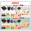 Kids Pretend Play Kitchen Set with Pots and Play Food