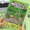 Miniature Scene Sticker Book – Cute 3D Stacked Houses DIY Craft Set