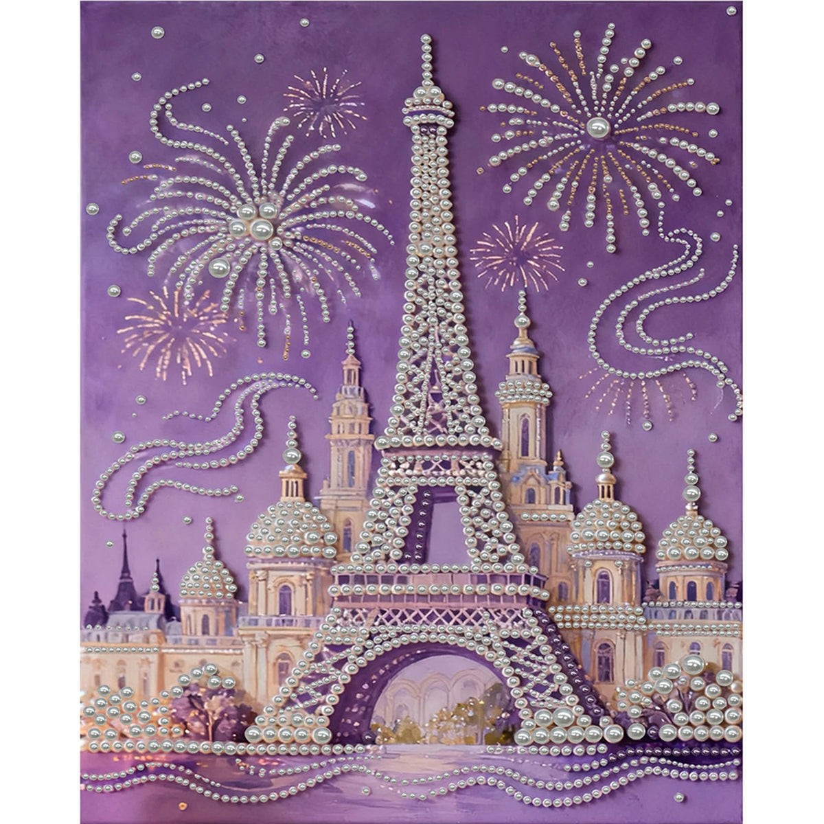 DIY Pearl Gem Painting Kit for Adults | 30x40cm Unframed Canvas Wall Art