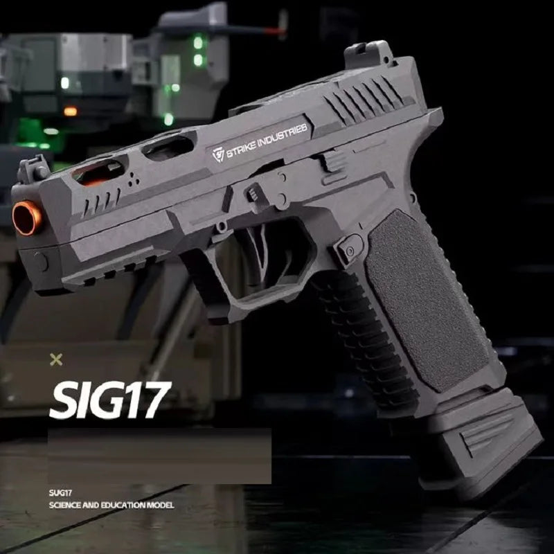 Shell Ejecting Toy Gun with Continuous Firing Action