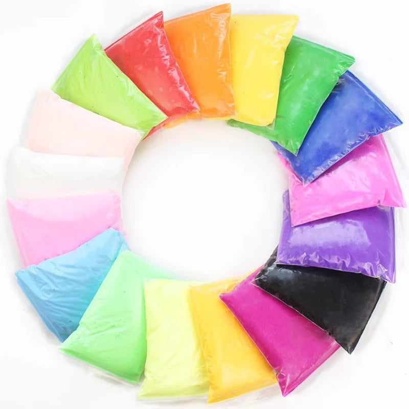 Air-Dry Modeling Clay Set for Kids: 24 Colors of Soft, Non-Toxic Craft Clay