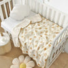 Baby Bear Print Cotton Gauze Swaddle Blanket