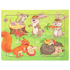 Wooden Animal Jigsaw Puzzles for Toddlers (Set of 12)