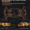 A detailed view of a reverse transmission gearbox structure design for an RC rock crawler.