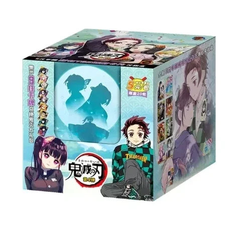 Box of Demon Slayer SSP Diamond Rare Cards featuring Tanjirou and Nezuko