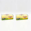 A clear plastic box of Squishy butter fidget toy with a yellow silicone product inside.