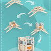Natural Wooden Building Blocks Set for Toddlers